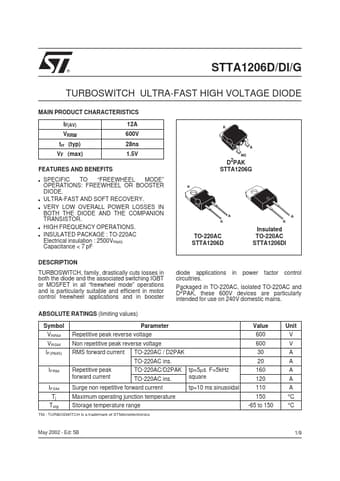  Datasheet Preview Page 1