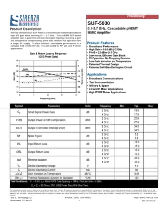  Datasheet Preview Page 1