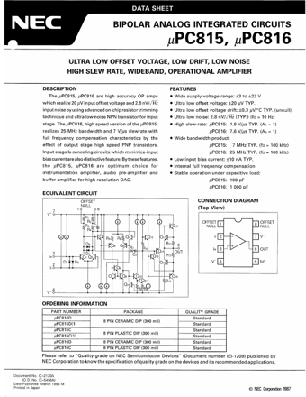  Datasheet Preview Page 1