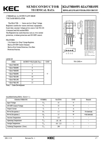  Datasheet Preview Page 1
