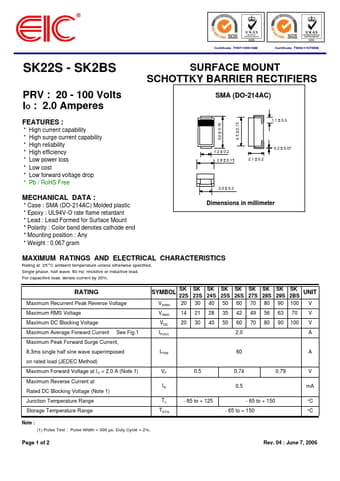  Datasheet Preview Page 1