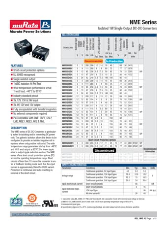  Datasheet Preview Page 1