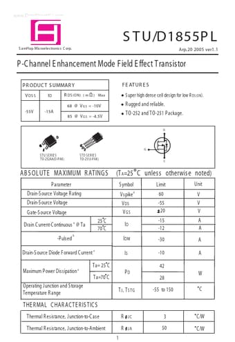  Datasheet Preview Page 1