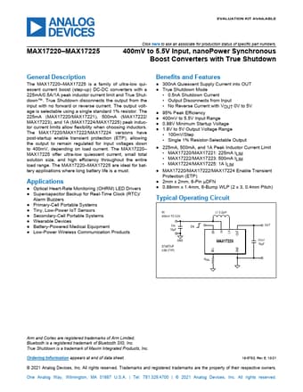  Datasheet Preview Page 1