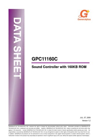  Datasheet Preview Page 1