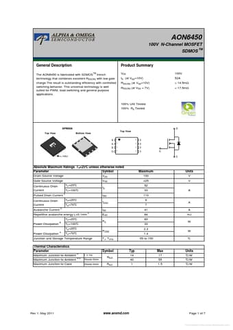 Datasheet Preview Page 1