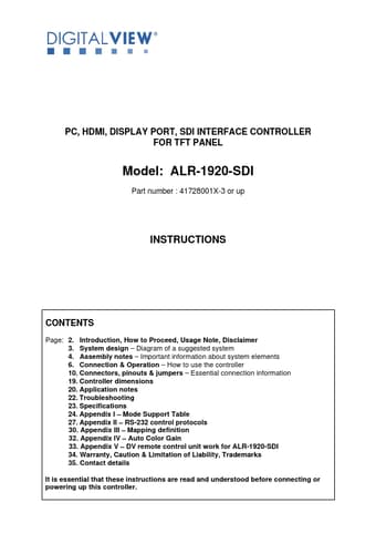  Datasheet Preview Page 1