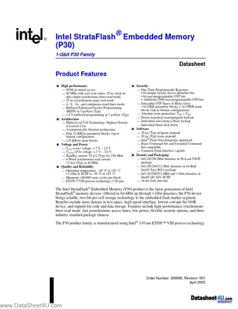  Datasheet Preview Page 1