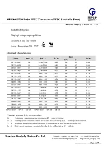  Datasheet Preview Page 1