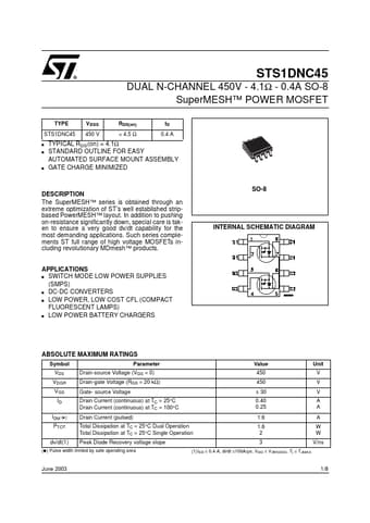  Datasheet Preview Page 1