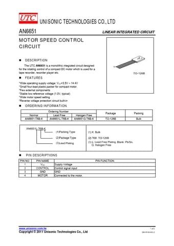  Datasheet Preview Page 1