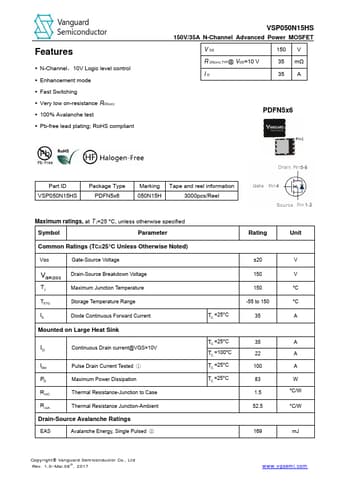  Datasheet Preview Page 1