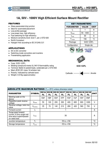  Datasheet Preview Page 1