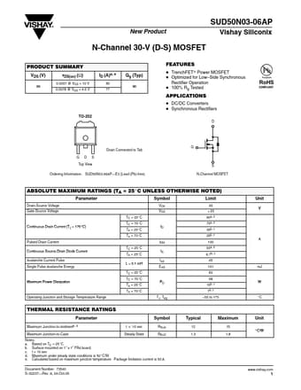  Datasheet Preview Page 1