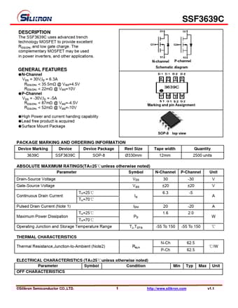  Datasheet Preview Page 1