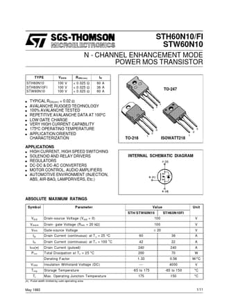  Datasheet Preview Page 1