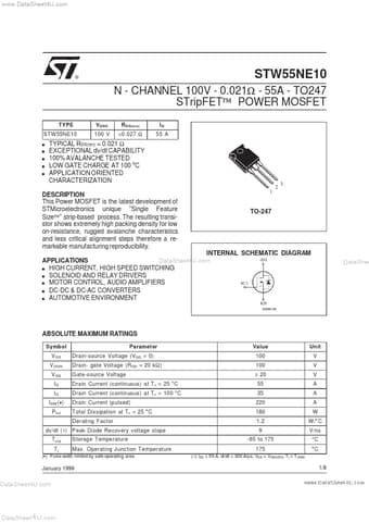  Datasheet Preview Page 1