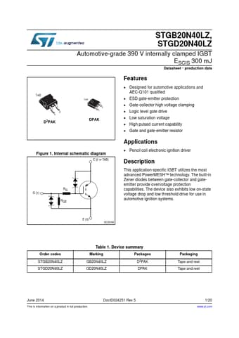  Datasheet Preview Page 1