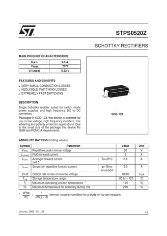  Datasheet Preview Page 1