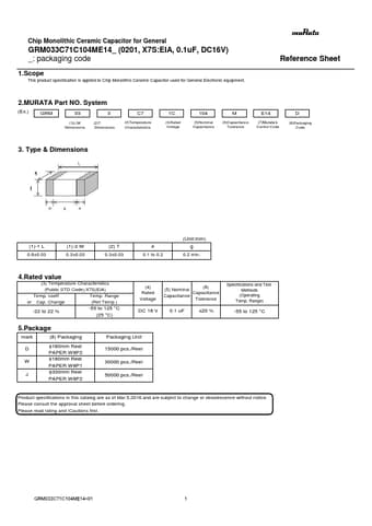  Datasheet Preview Page 1