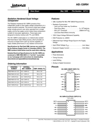  Datasheet Preview Page 1