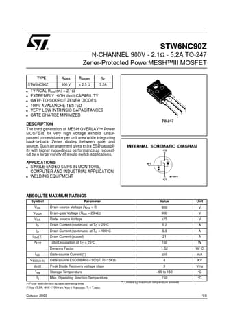  Datasheet Preview Page 1