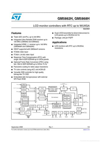  Datasheet Preview Page 1