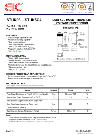  Datasheet Preview Page 1