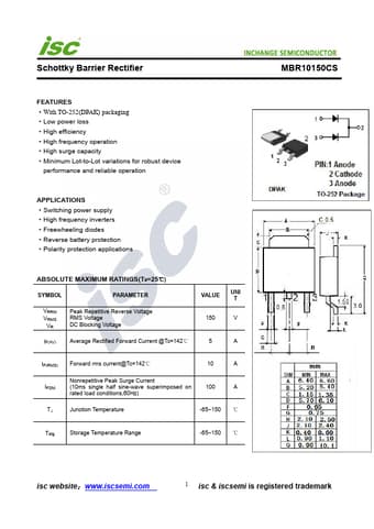  Datasheet Preview Page 1