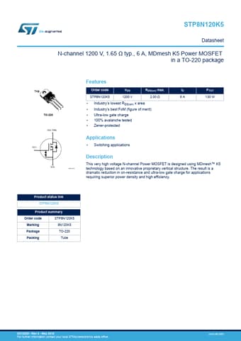  Datasheet Preview Page 1