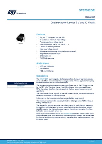  Datasheet Preview Page 1