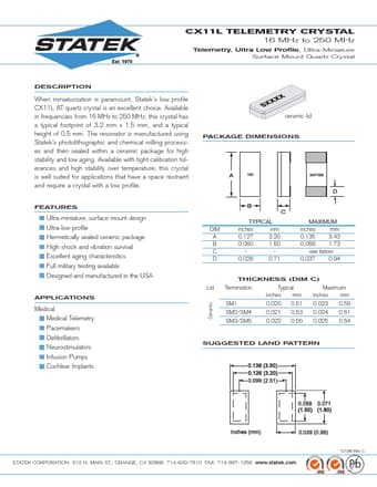  Datasheet Preview Page 1