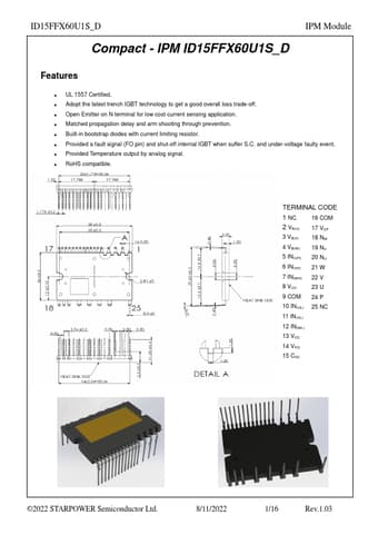  Datasheet Preview Page 1