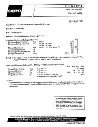  Datasheet Preview Page 1