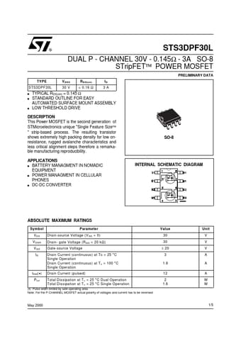  Datasheet Preview Page 1