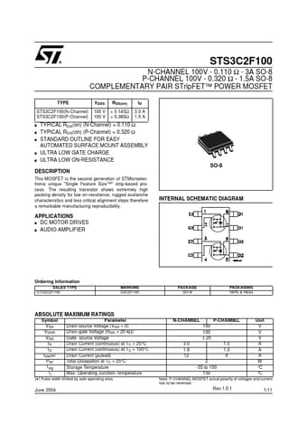  Datasheet Preview Page 1