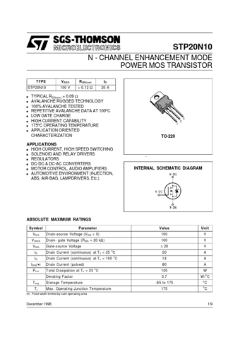  Datasheet Preview Page 1