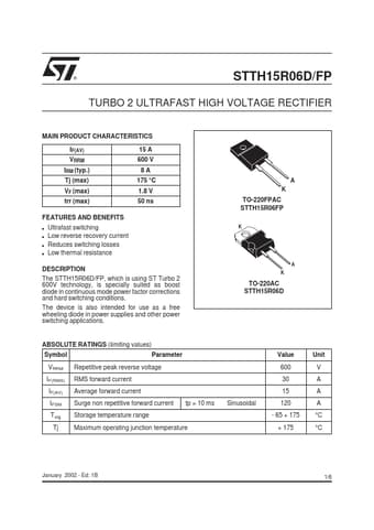  Datasheet Preview Page 1
