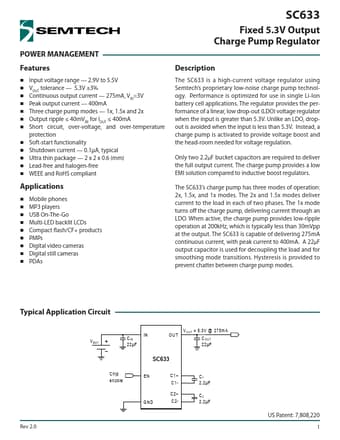  Datasheet Preview Page 1