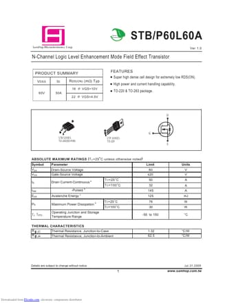  Datasheet Preview Page 1