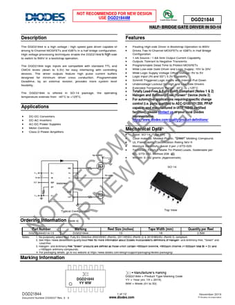  Datasheet Preview Page 1