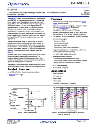  Datasheet Preview Page 1