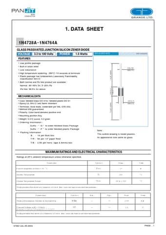  Datasheet Preview Page 1