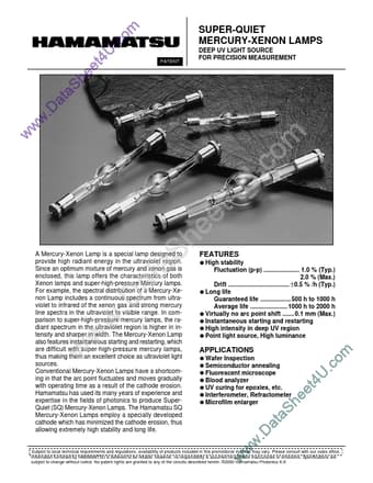  Datasheet Preview Page 1