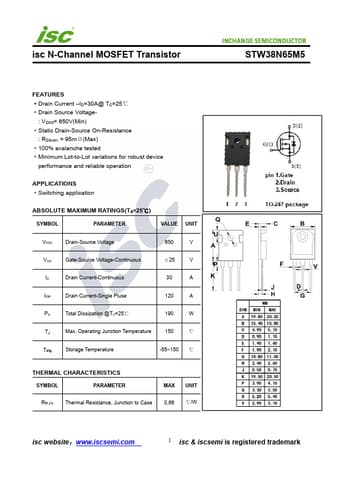  Datasheet Preview Page 1