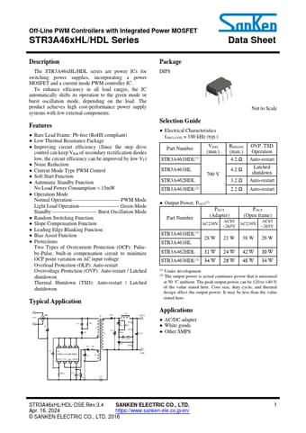  Datasheet Preview Page 1