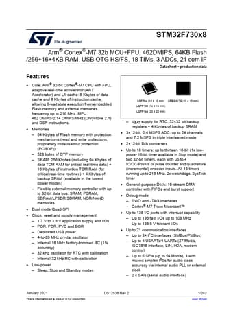  Datasheet Preview Page 1