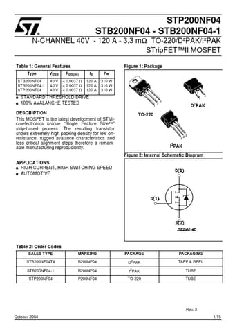  Datasheet Preview Page 1