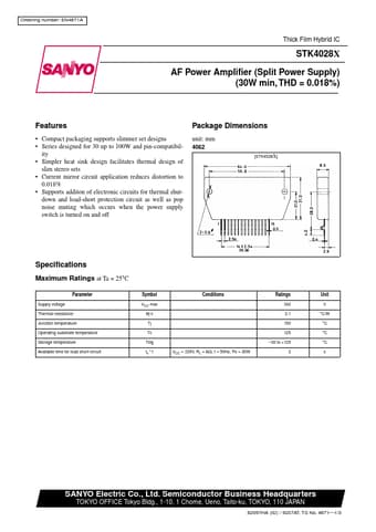  Datasheet Preview Page 1