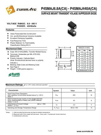  Datasheet Preview Page 1